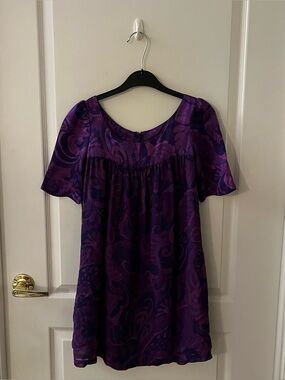FRENCH CONNECTION Paisley Silk Mini Dress